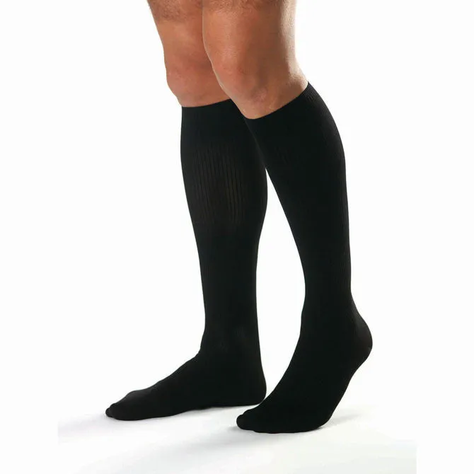 Jobst for Men Ribbed Knee High Socks - 20-30 mmHg