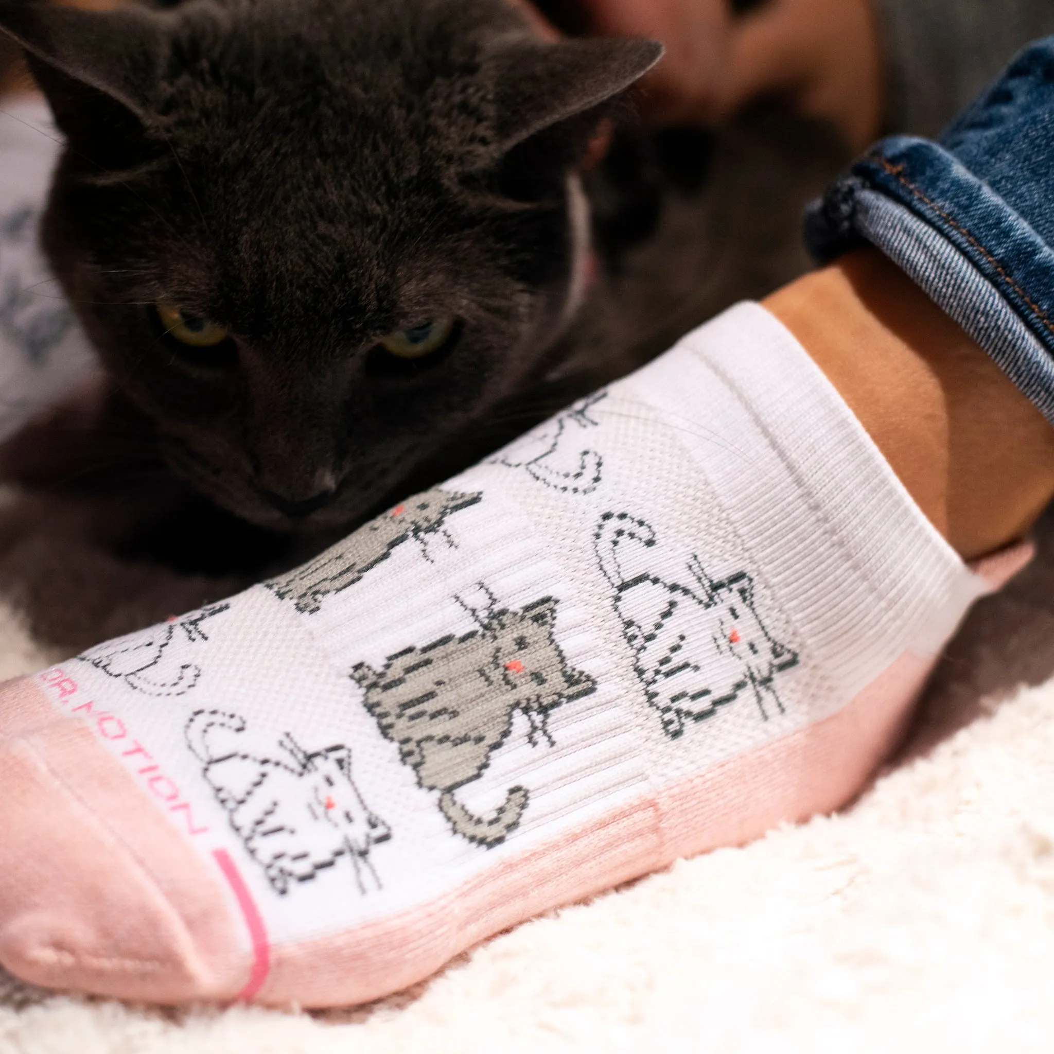 Kitties | Ankle Compression Socks For Women