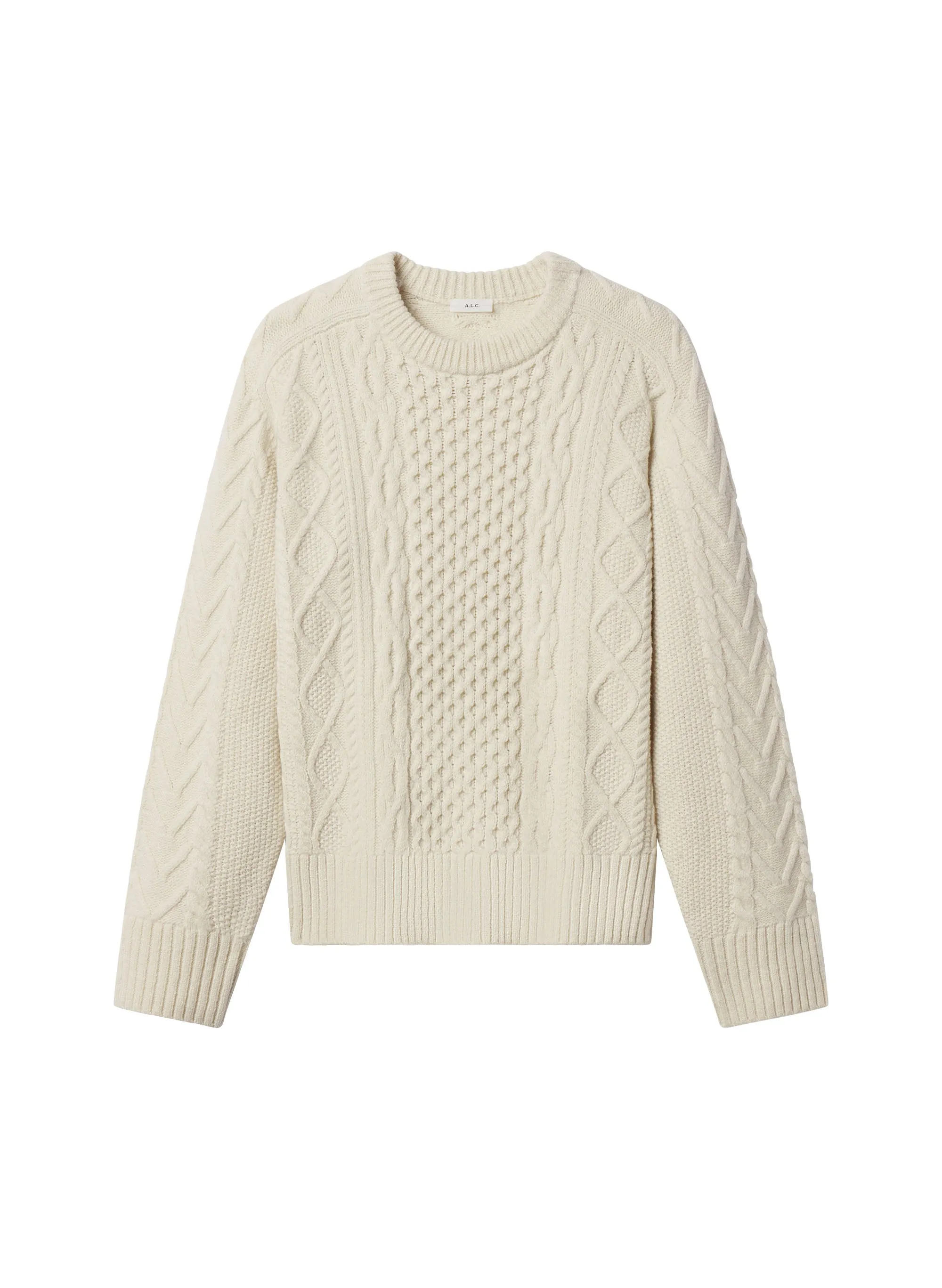 Kyra Merino Cable Knit Sweater