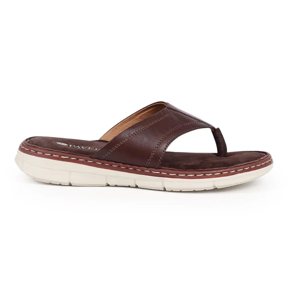 Leather Toe-Post Sandals  - JFOOT39017 / 325 778