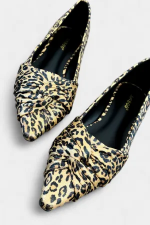 Leopard Twist Flats