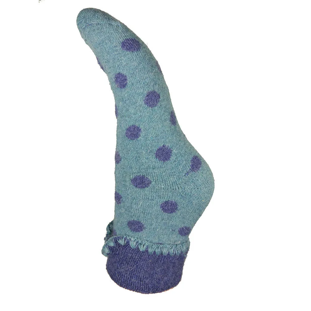 Luxurious Cuff Big Dot House Socks