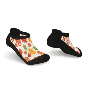 Maple Leaves Diabetic Ankle Socks