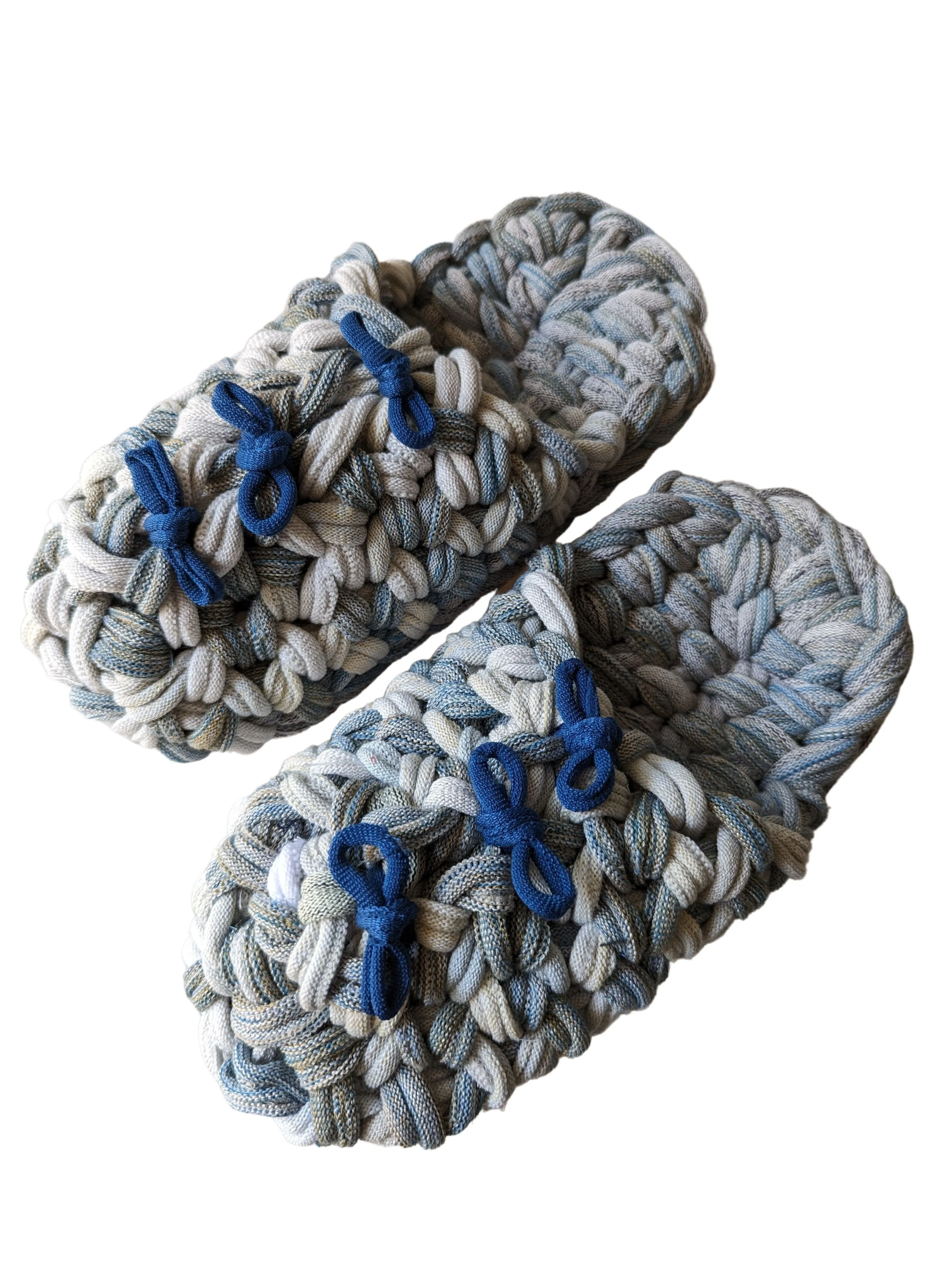 Medium | Knit up-cycle slippers 2023-M09 [Medium]