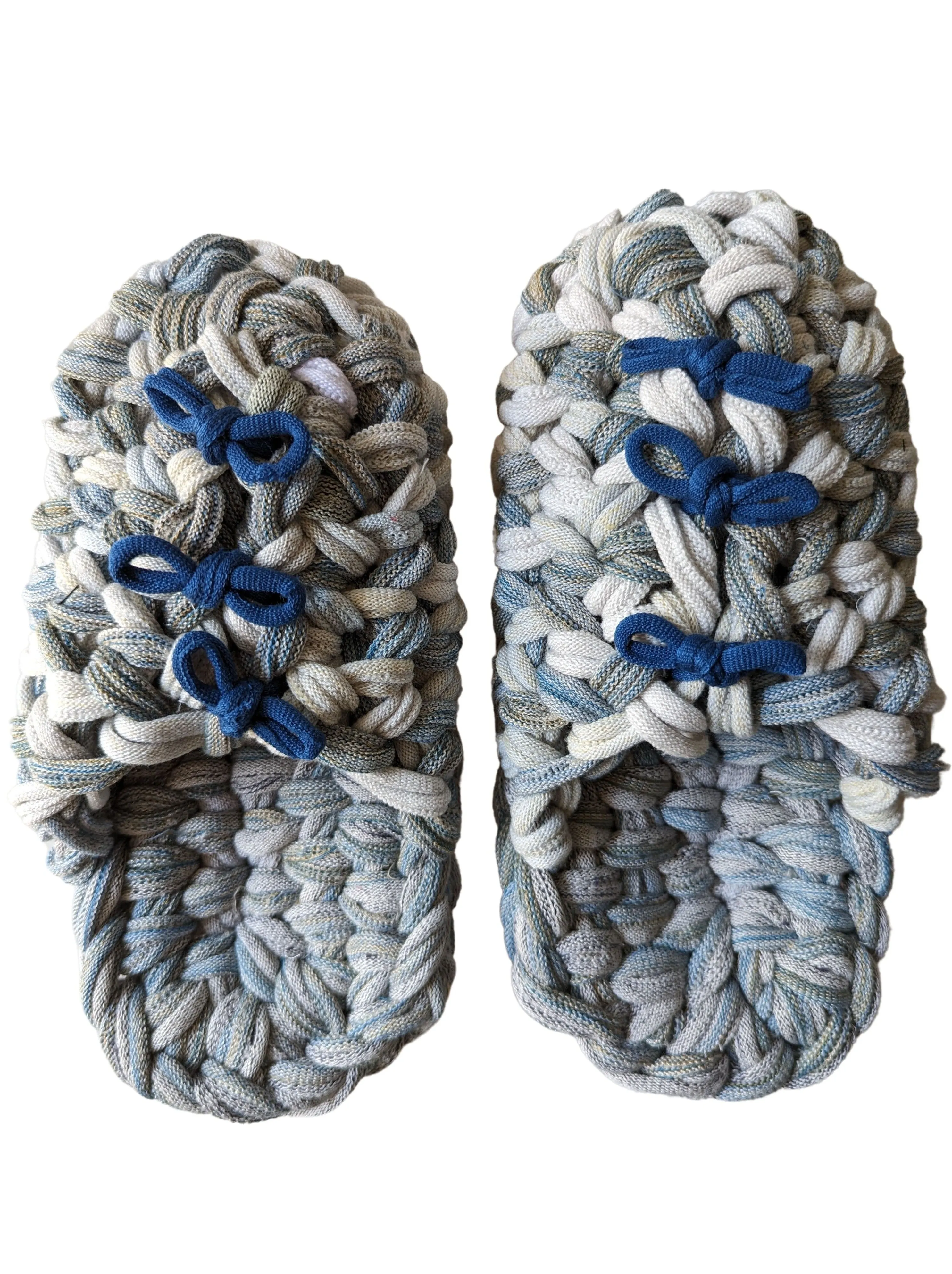 Medium | Knit up-cycle slippers 2023-M09 [Medium]