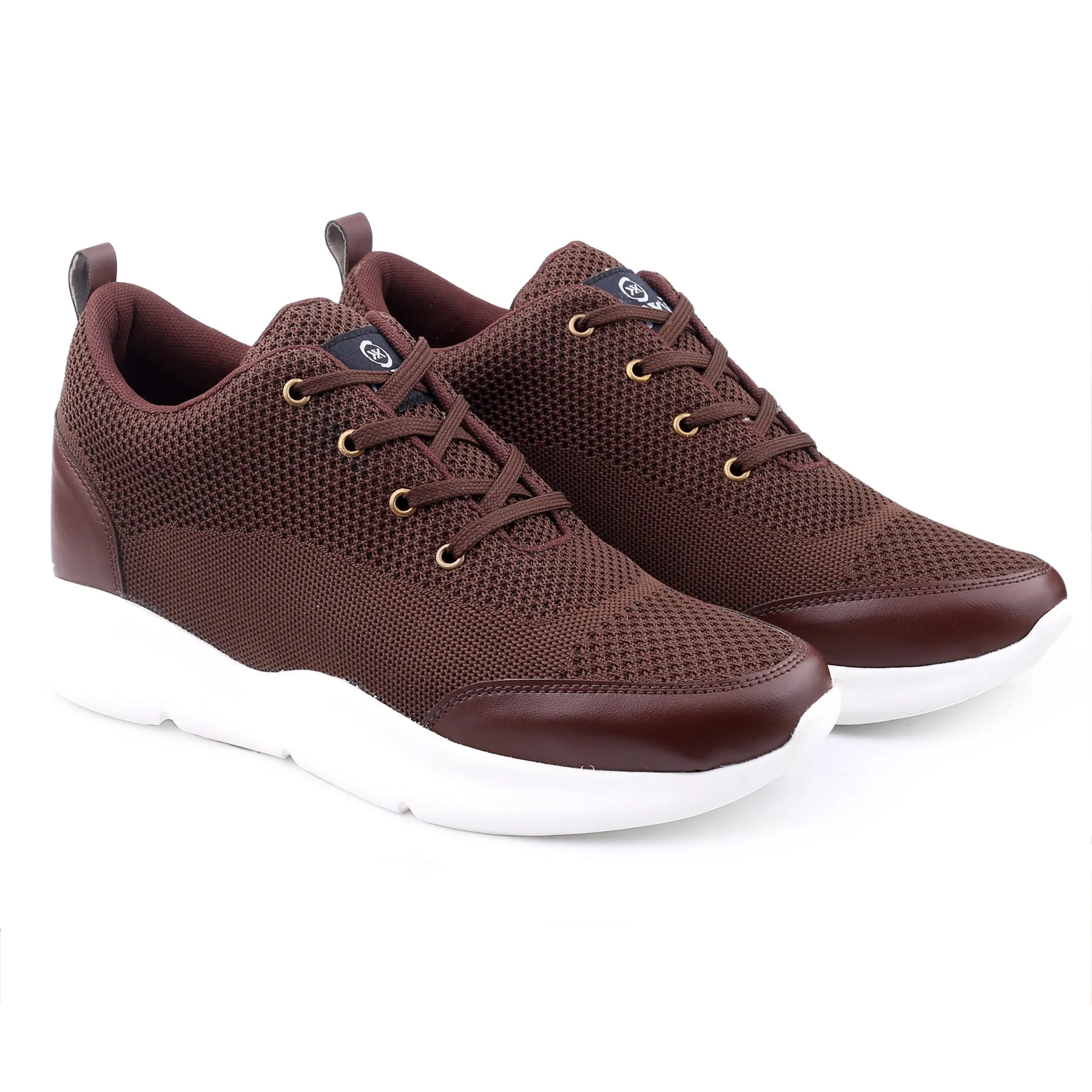 Men's 3 Inch Hidden Height Increasing Stylish Casual Sports Lace-Up Shoes