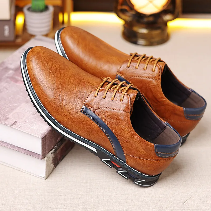 Men's Fashion Comfortable Walking Office Leather Shoes