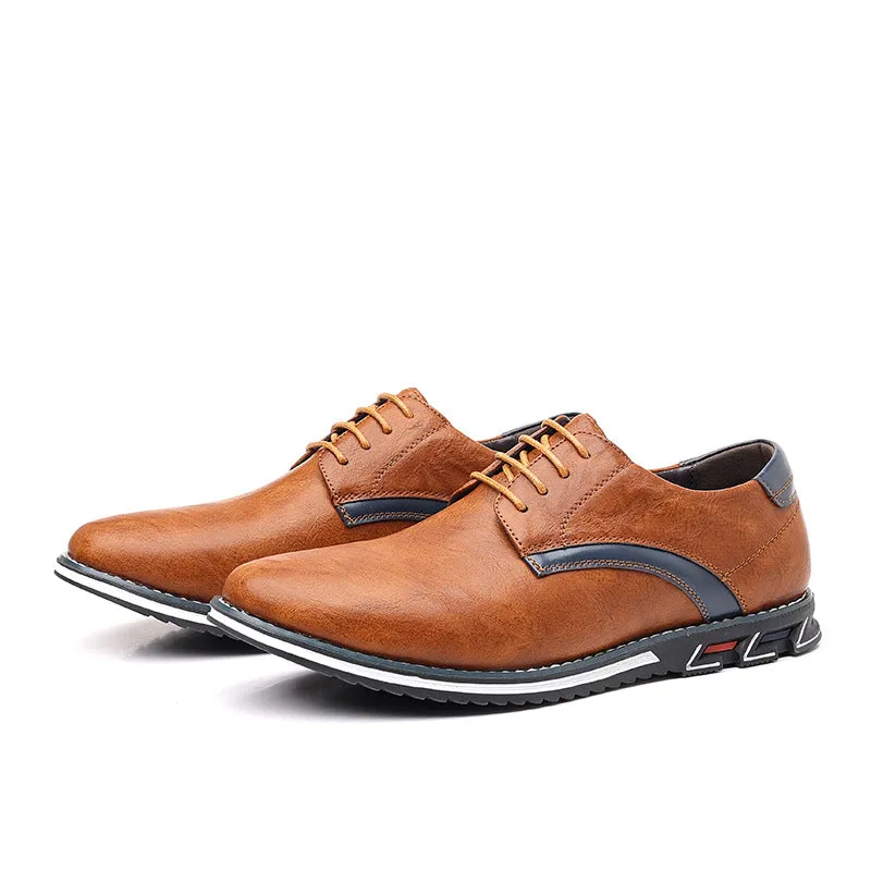 Men's Fashion Comfortable Walking Office Leather Shoes