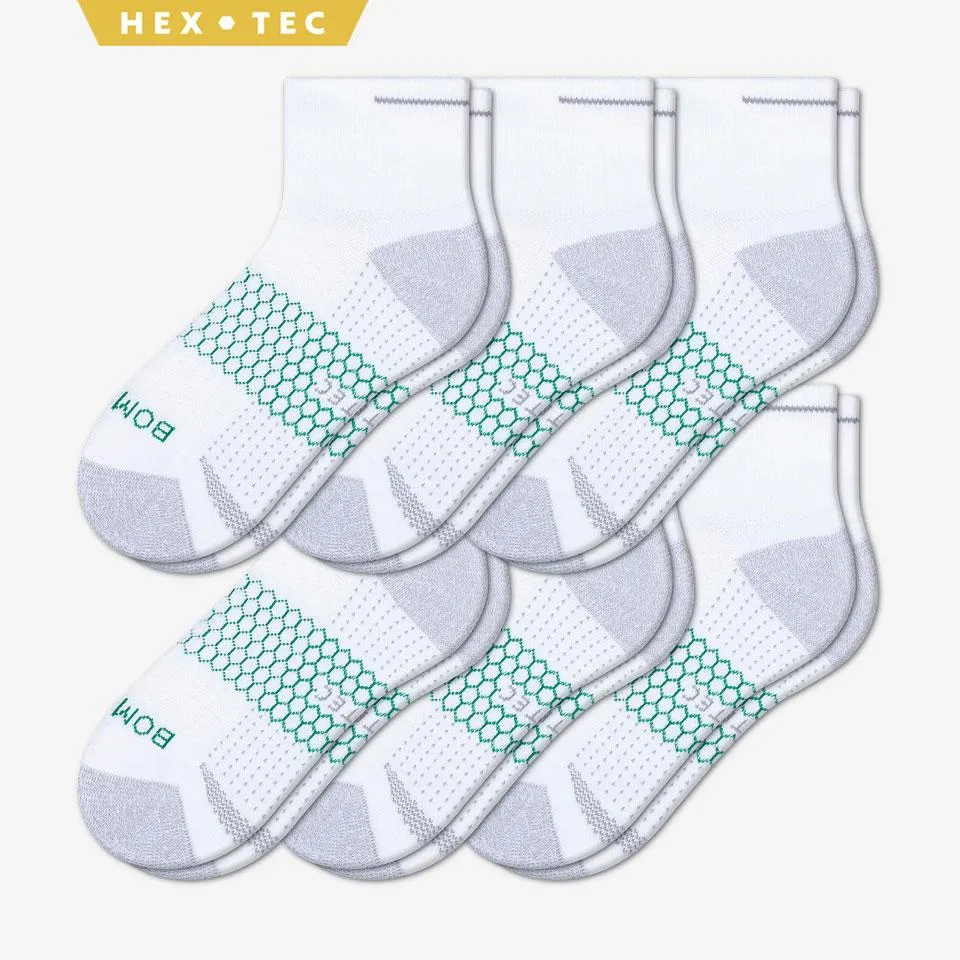 Men's Performance Golf Quarter Sock 6-Pack