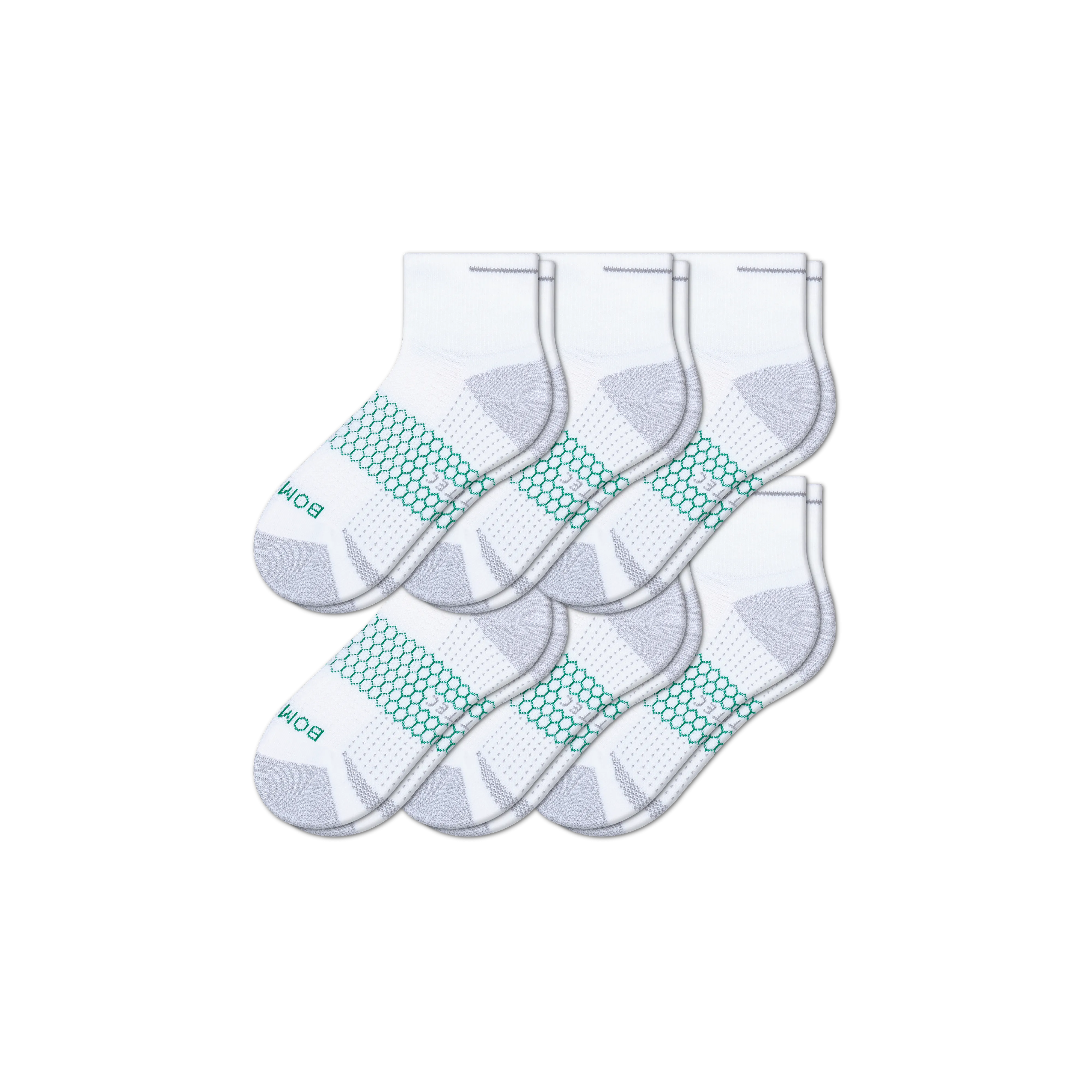 Men's Performance Golf Quarter Sock 6-Pack