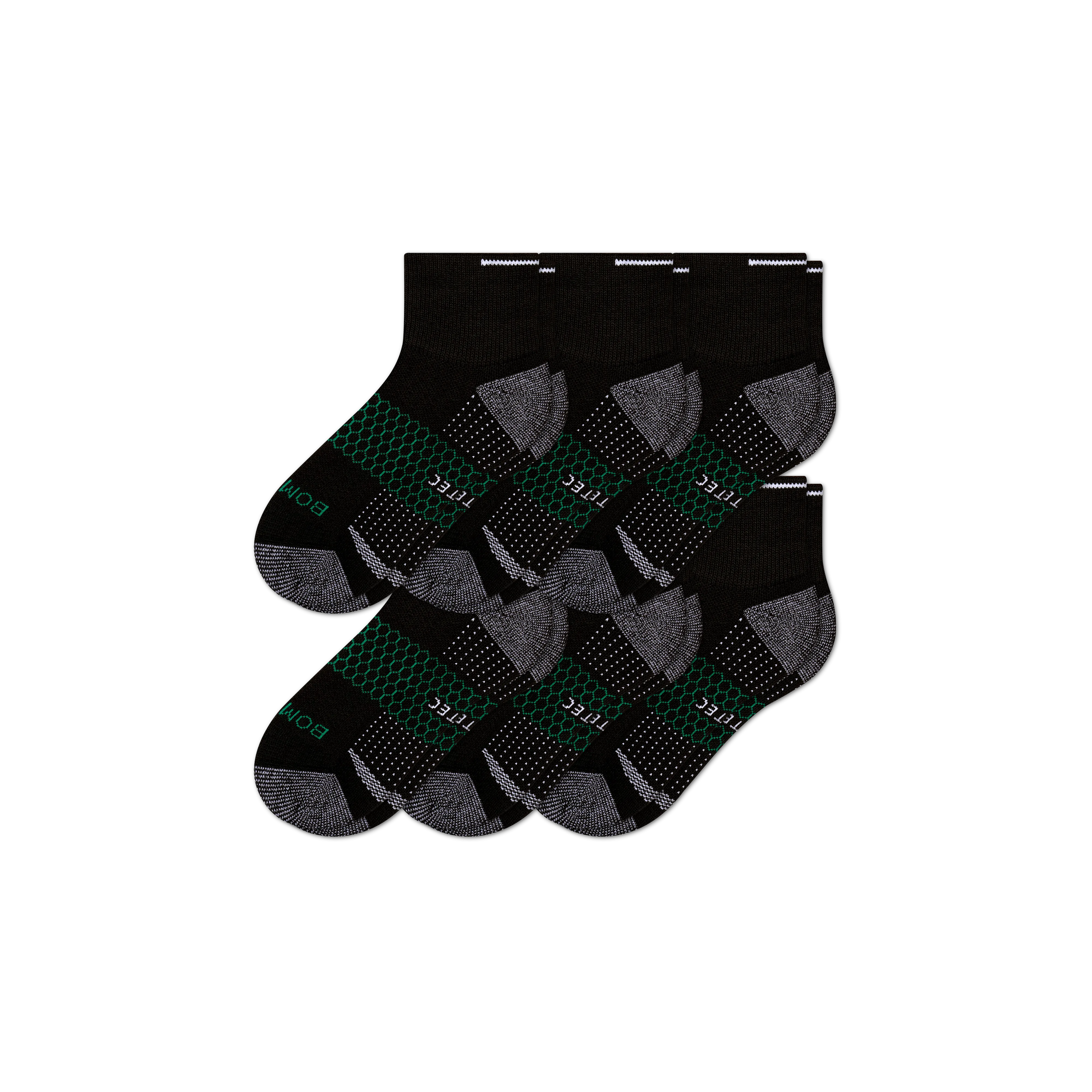 Men's Performance Golf Quarter Sock 6-Pack