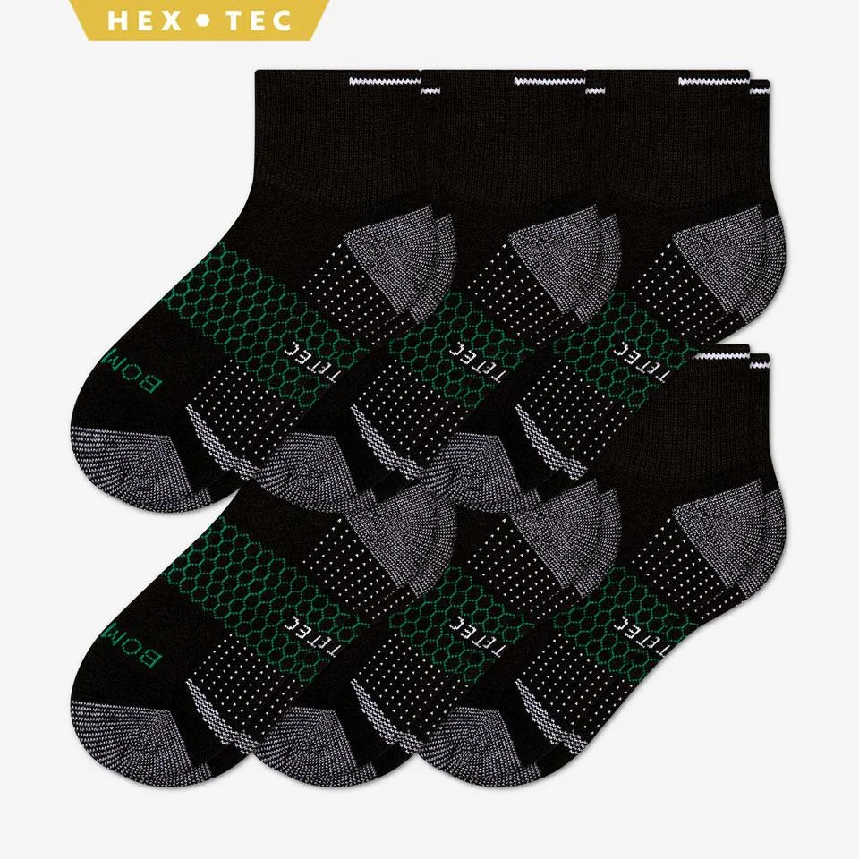 Men's Performance Golf Quarter Sock 6-Pack