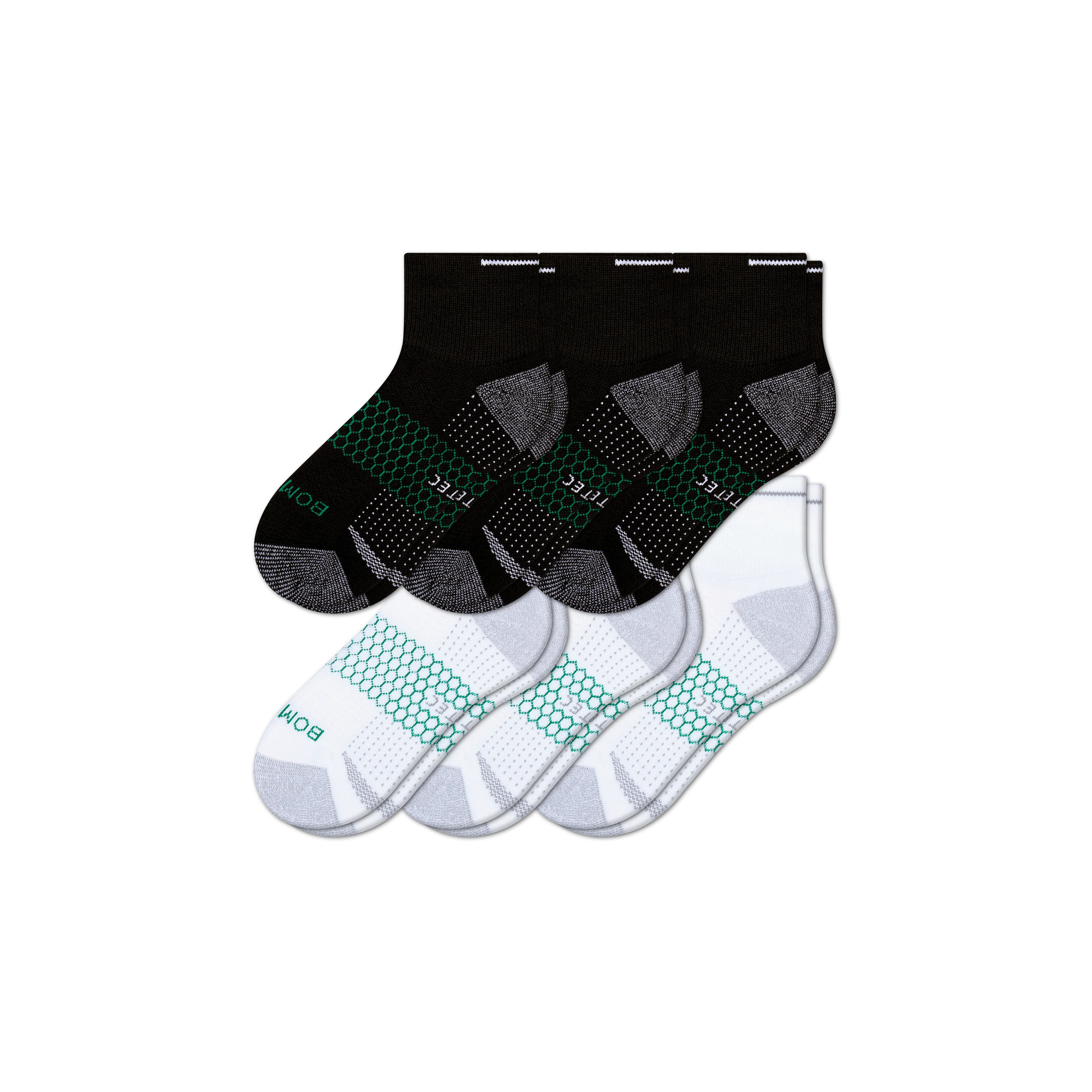 Men's Performance Golf Quarter Sock 6-Pack