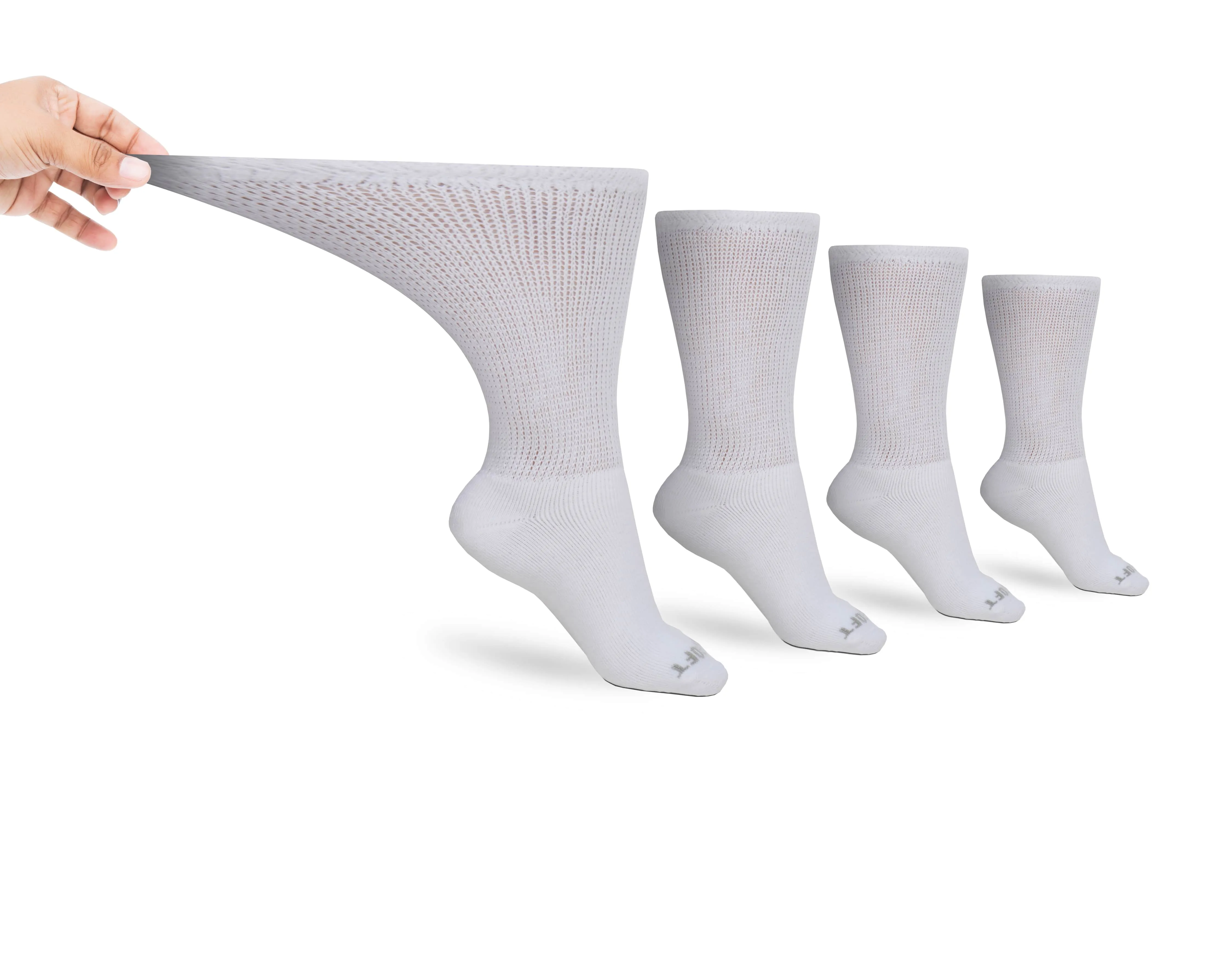 Men's Ultra-Soft Upper Calf Diabetic Socks (4 Pair)