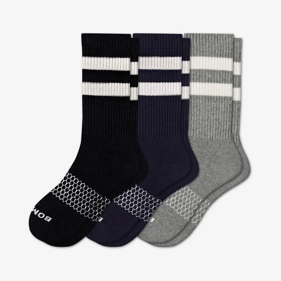 Men's Vintage Stripe Calf Sock 3-Pack