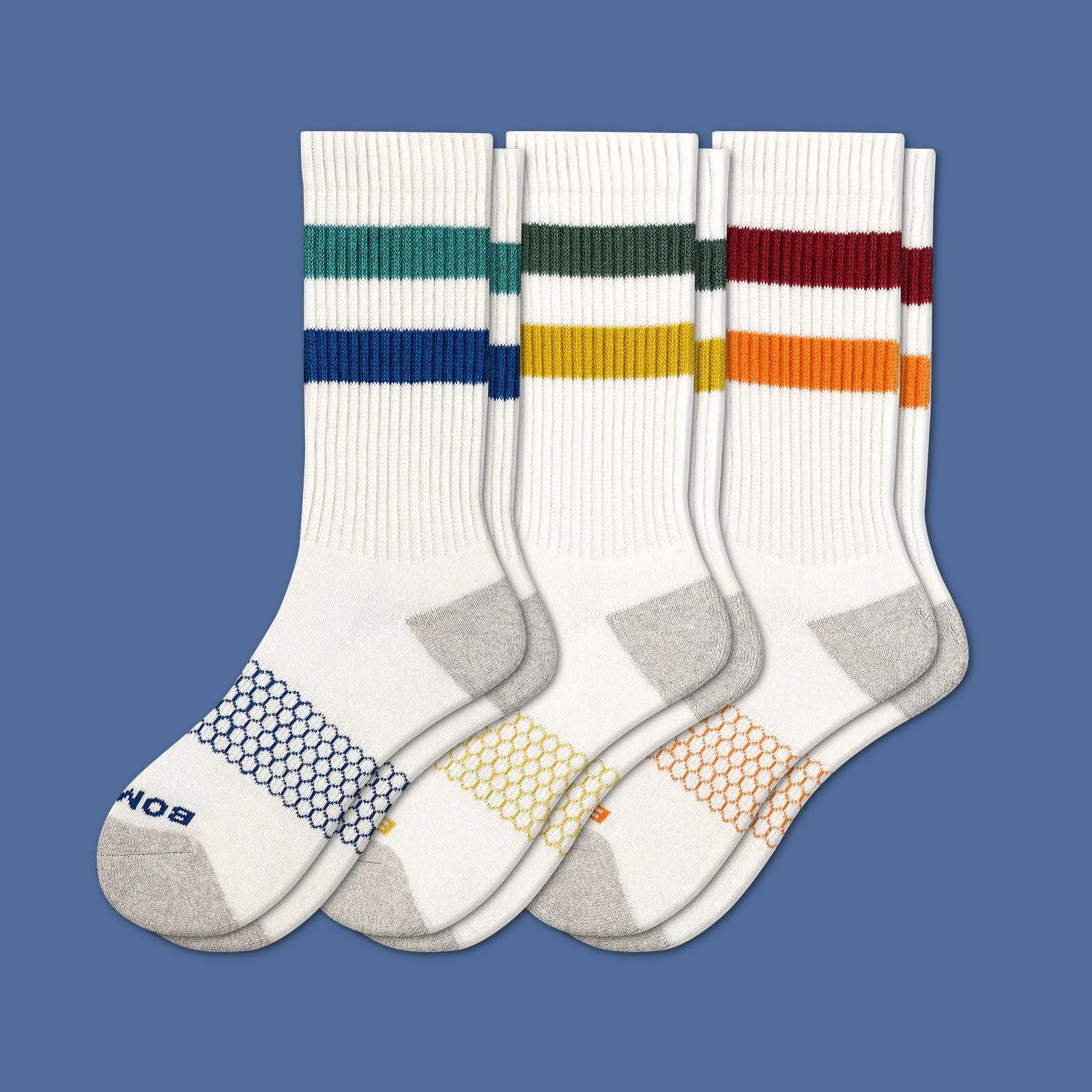 Men's Vintage Stripe Calf Sock 3-Pack