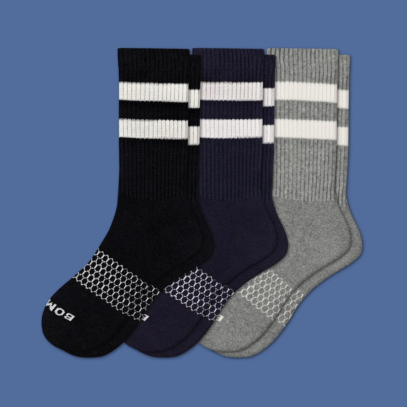 Men's Vintage Stripe Calf Sock 3-Pack