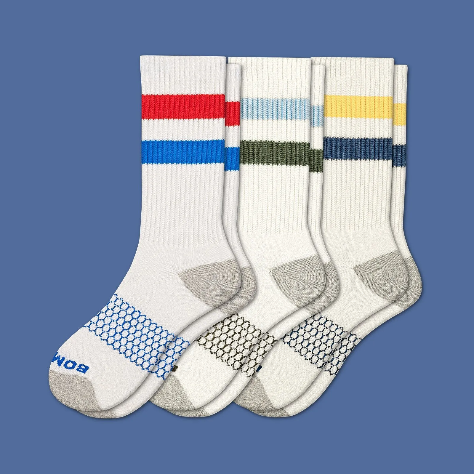 Men's Vintage Stripe Calf Sock 3-Pack