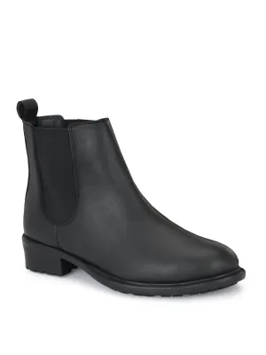 Midnight Black Classic Chelsea Boot For Women