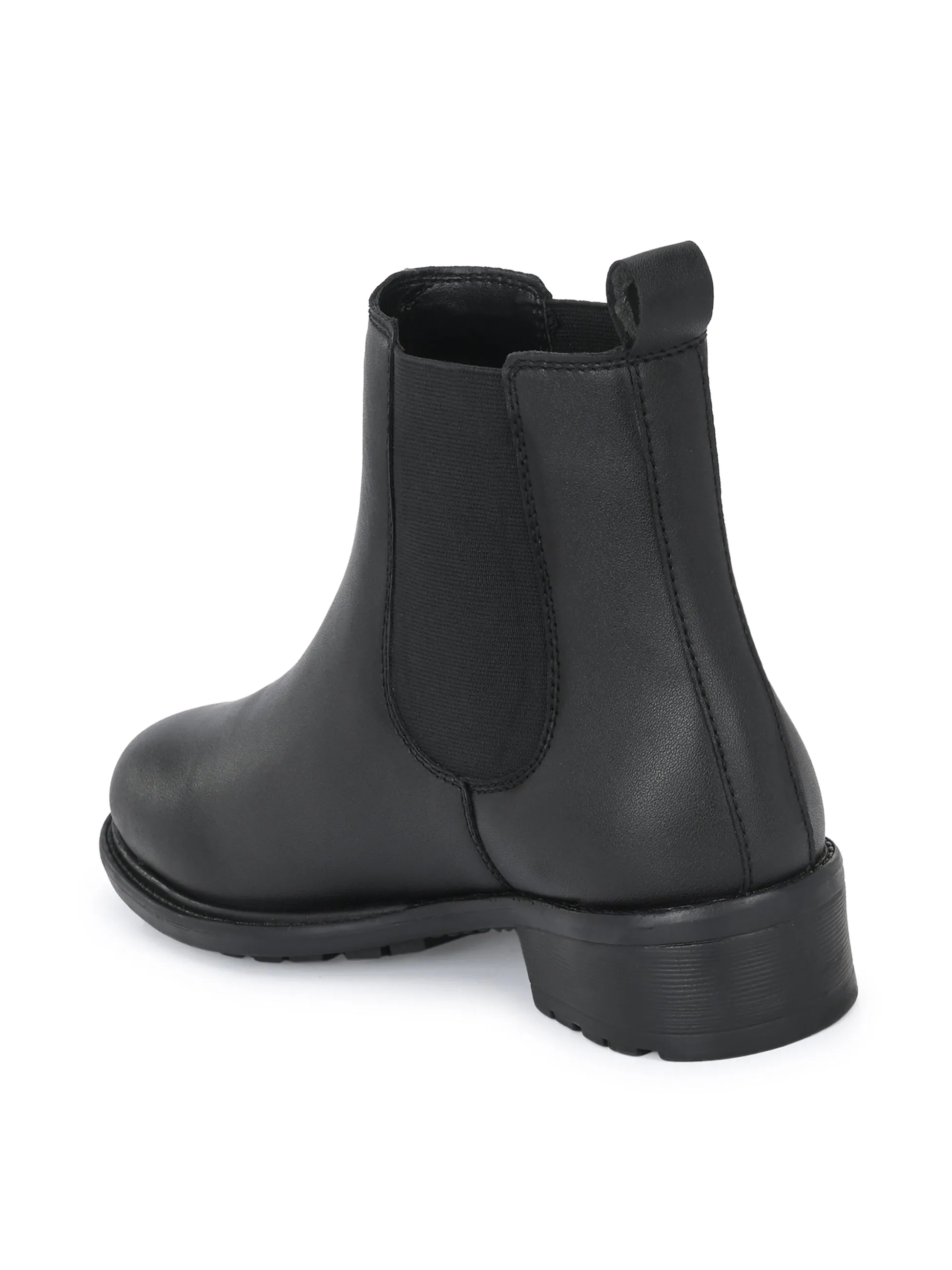 Midnight Black Classic Chelsea Boot For Women