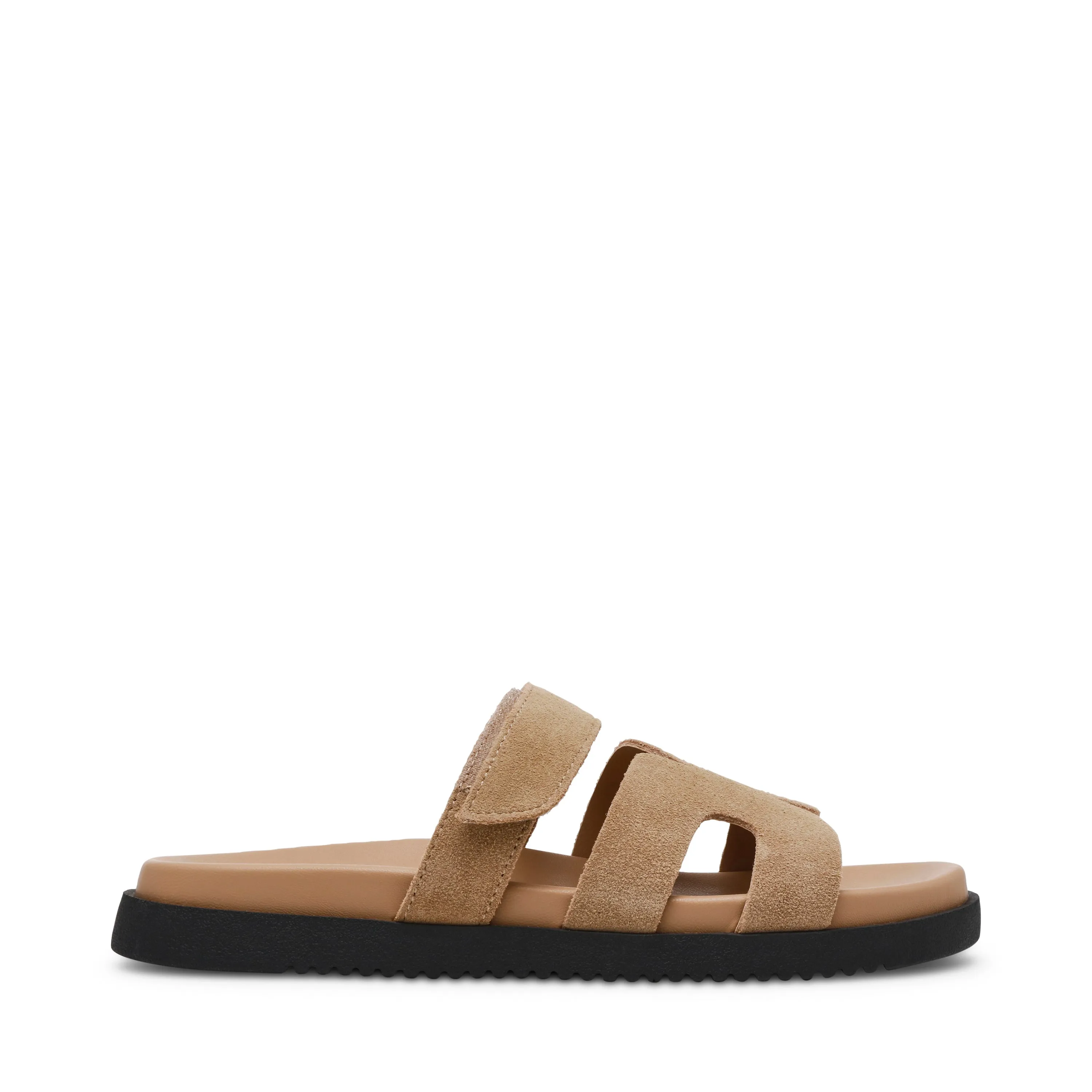 Sand Suede Missile-E Sandal - Elegant and Stylish Womens Footwear