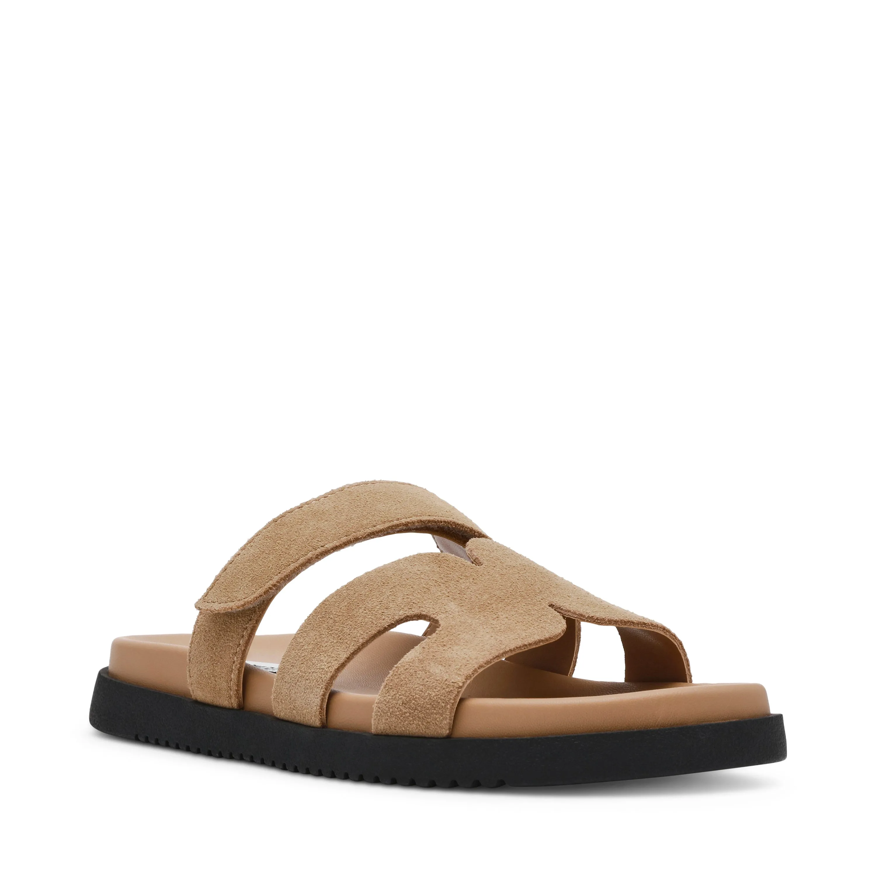 Sand Suede Missile-E Sandal - Elegant and Stylish Womens Footwear