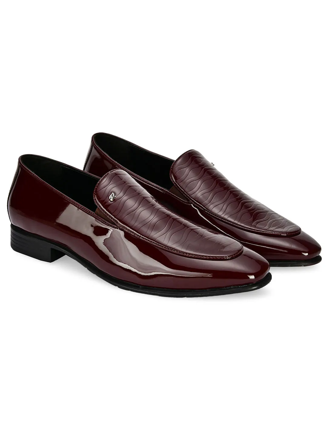 Motive Cherry Patent Slip-Ons