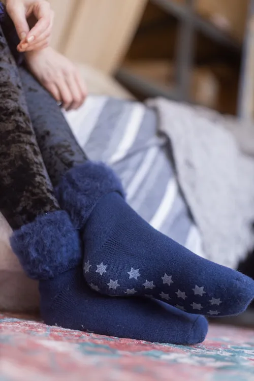 New Zealand Bed Socks with Star Treads