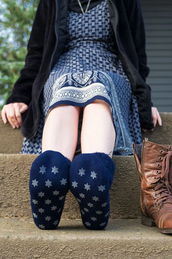 New Zealand Bed Socks with Star Treads