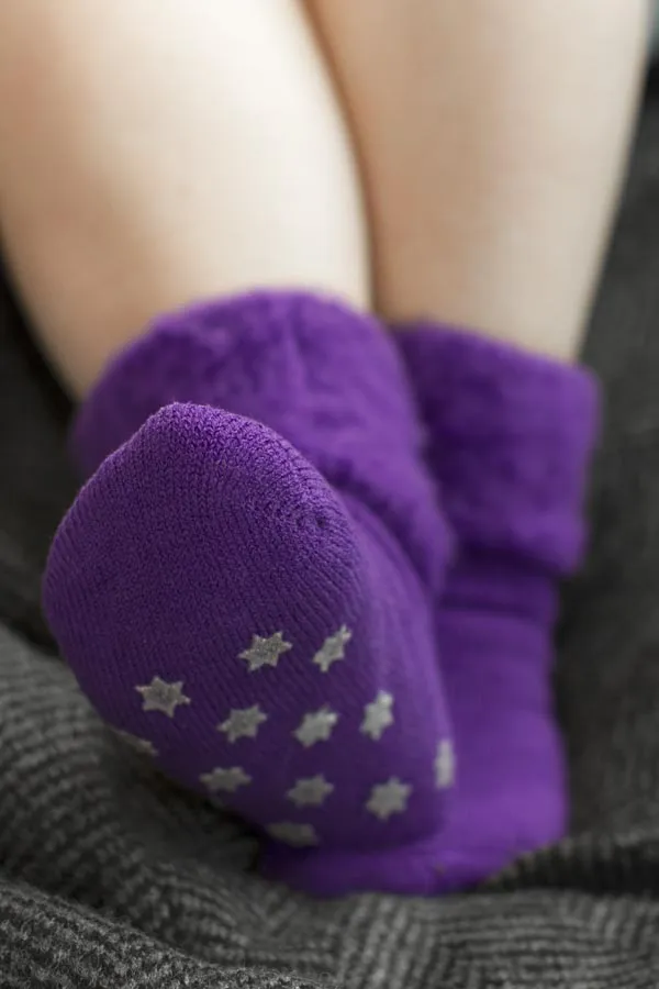 New Zealand Bed Socks with Star Treads