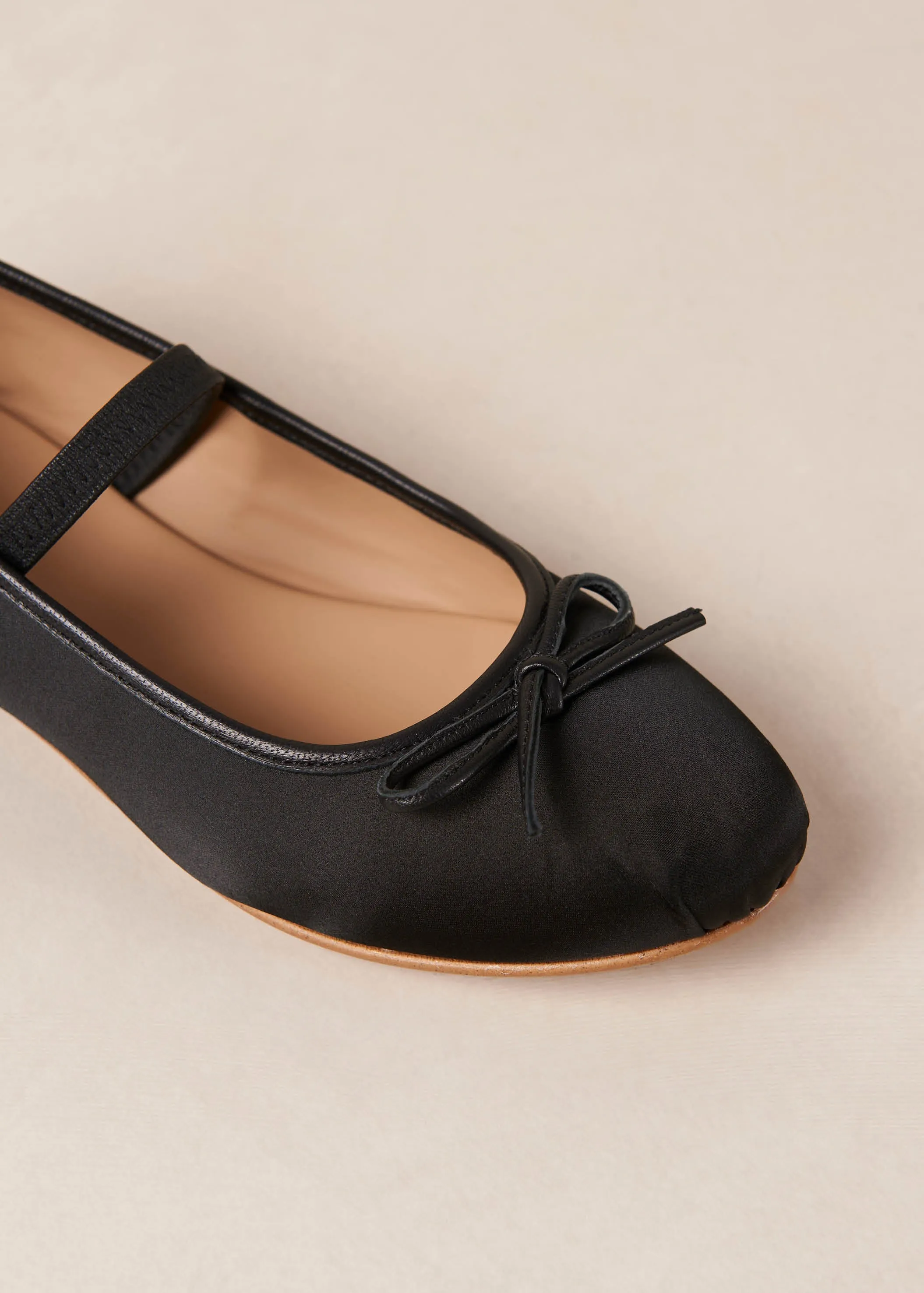 Odette Black Ballet Flats