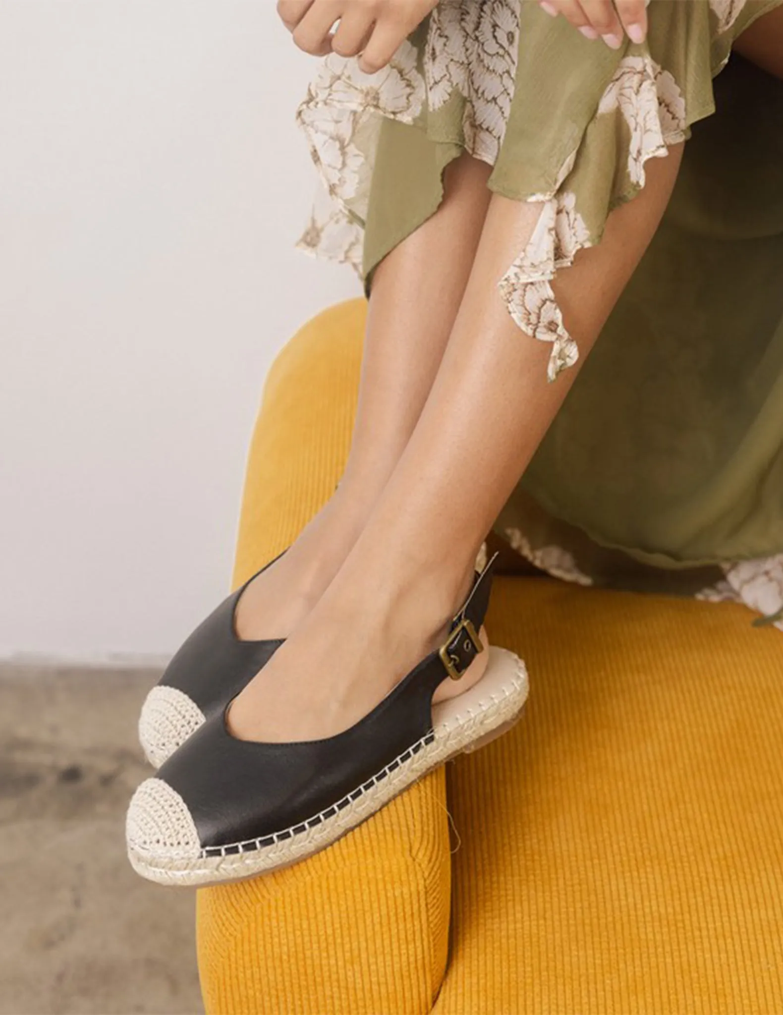 Paige Slingback Espadrille Ballet Flats