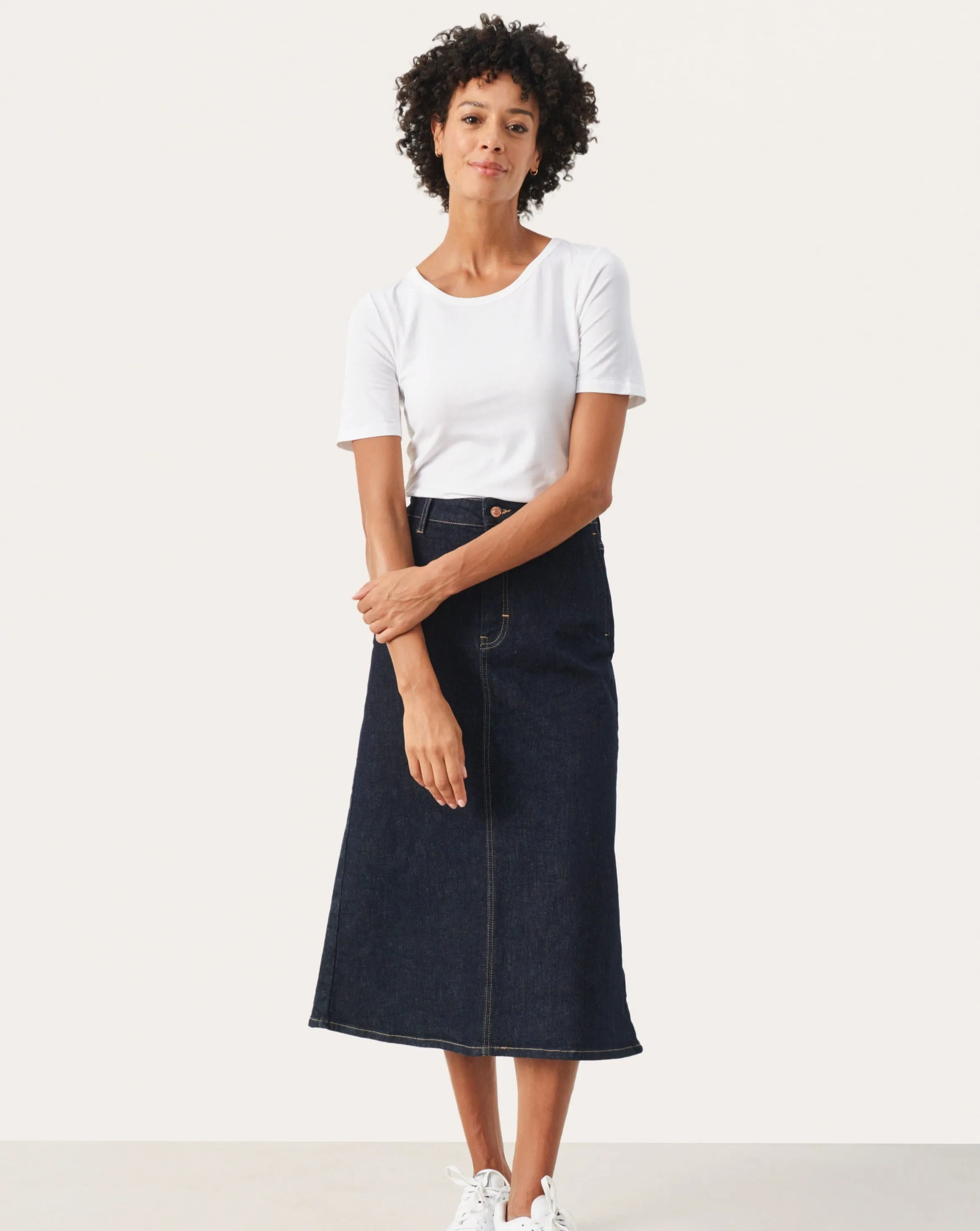 Part Two Frigge Denim Skirt