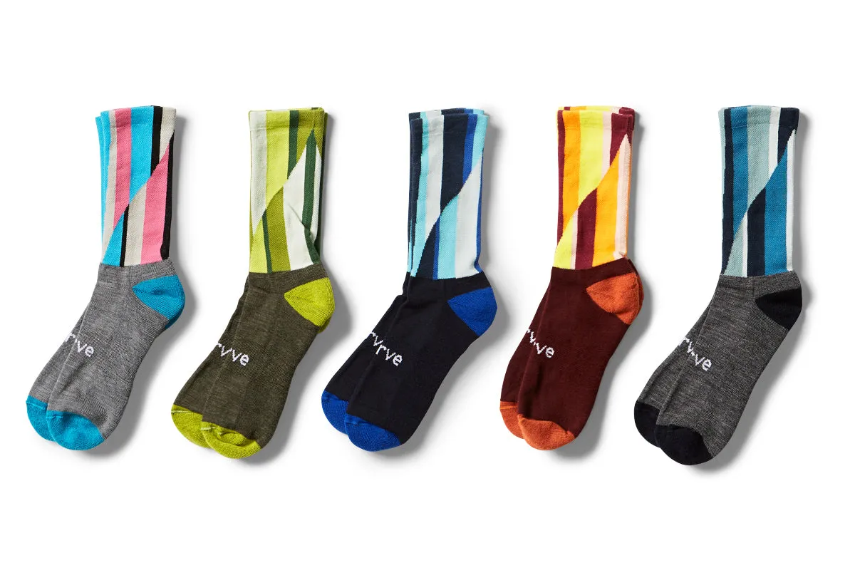 swrve x DION JOHNSON merino socks