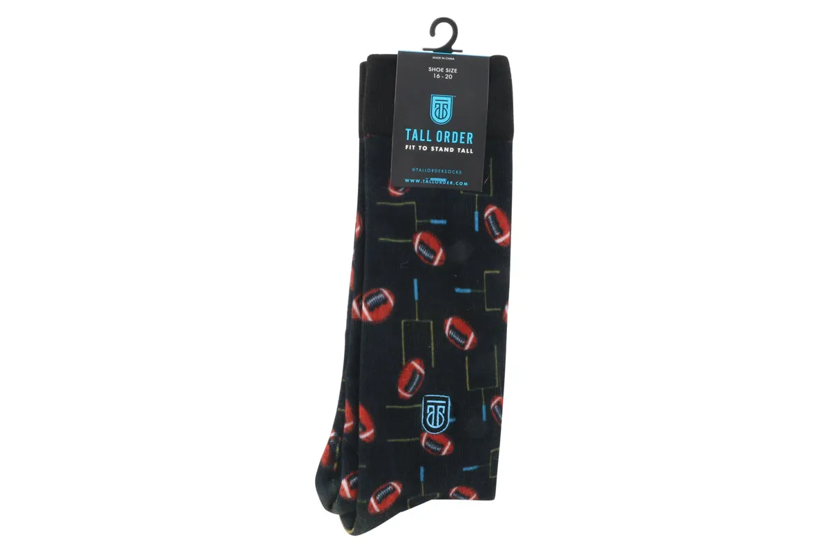 Tall Order Cushioned Dress Socks Football