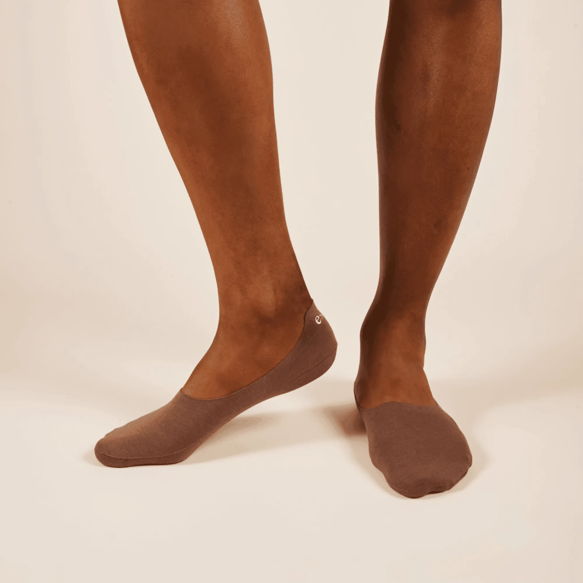 Toffee Tan Cotton No Show Socks 5-Pack