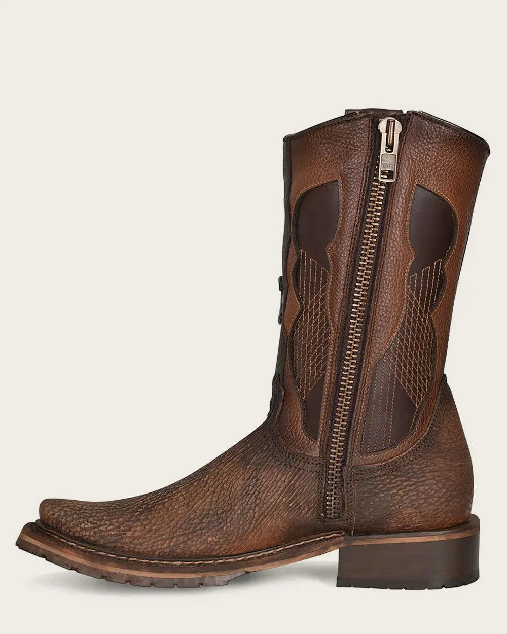 Urban brown shark boot