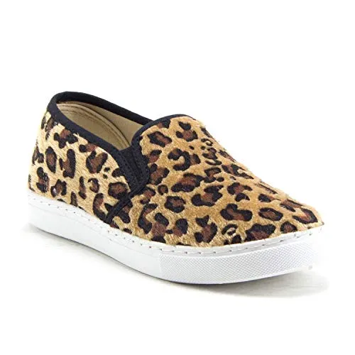 Women's Blair Slip On Leopard Snake Print Platform Sneakers Shoes