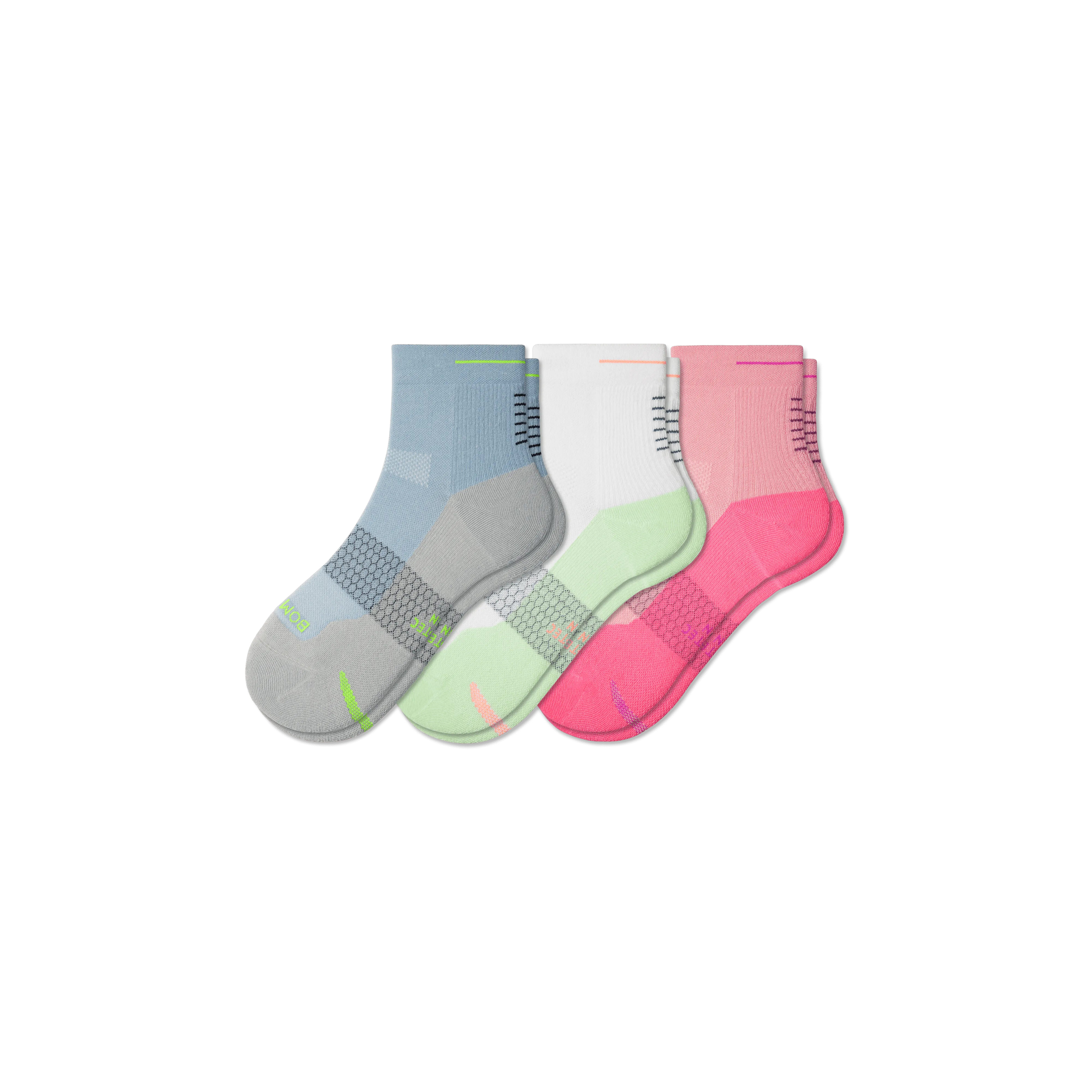 Women's Running Quarter Sock 3-Pack