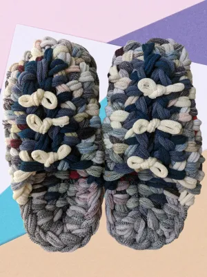 XL | Knit up-cycle slippers 2023-XL39 [XL]