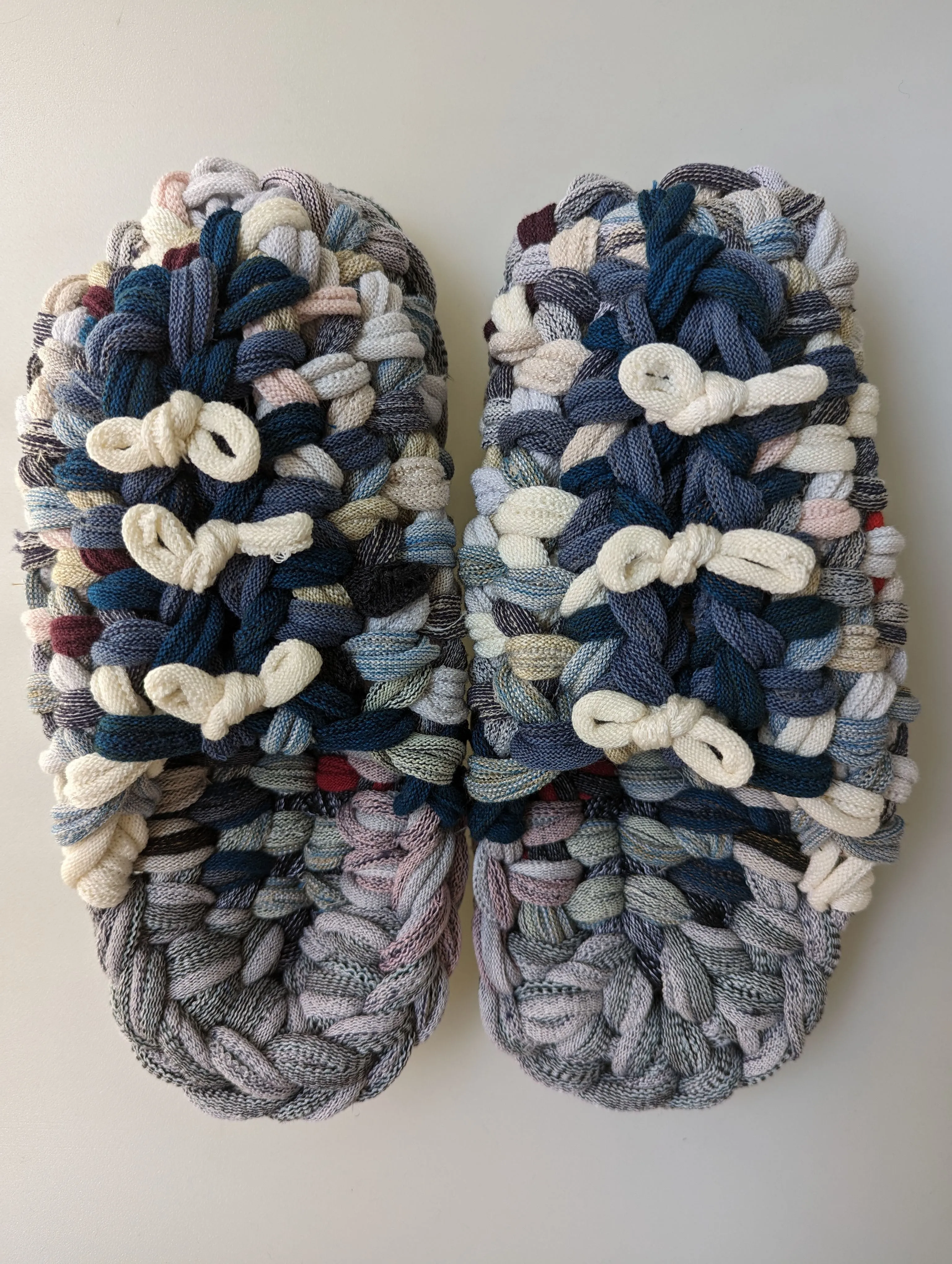 XL | Knit up-cycle slippers 2023-XL39 [XL]